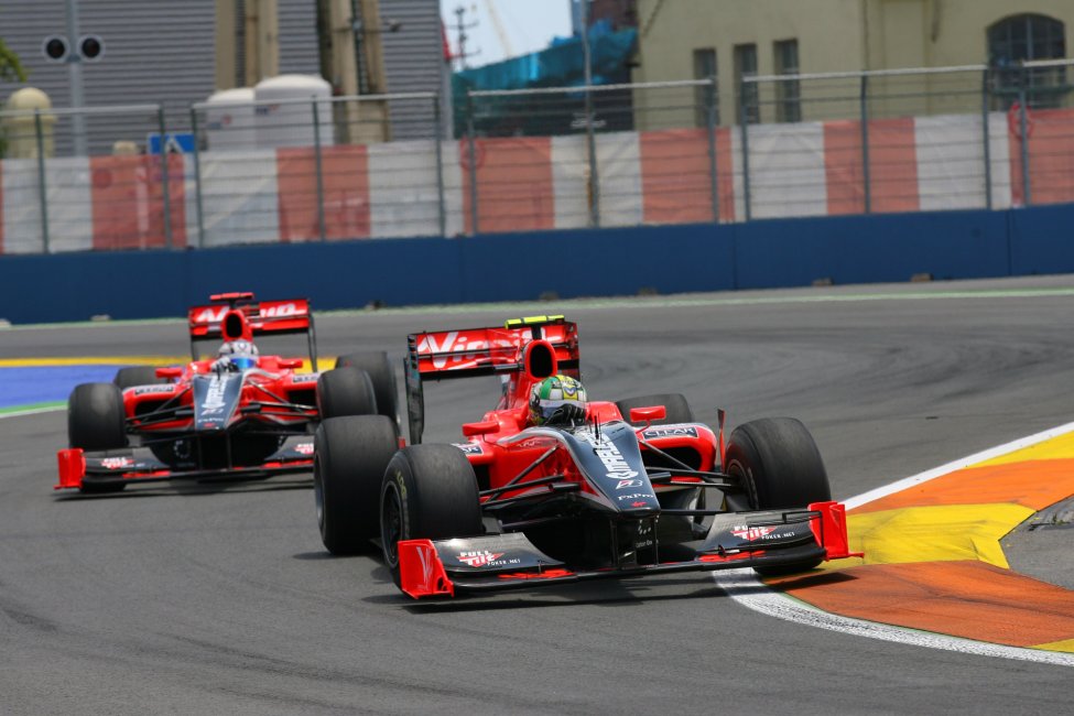 Virgin F1-bolide in 2010