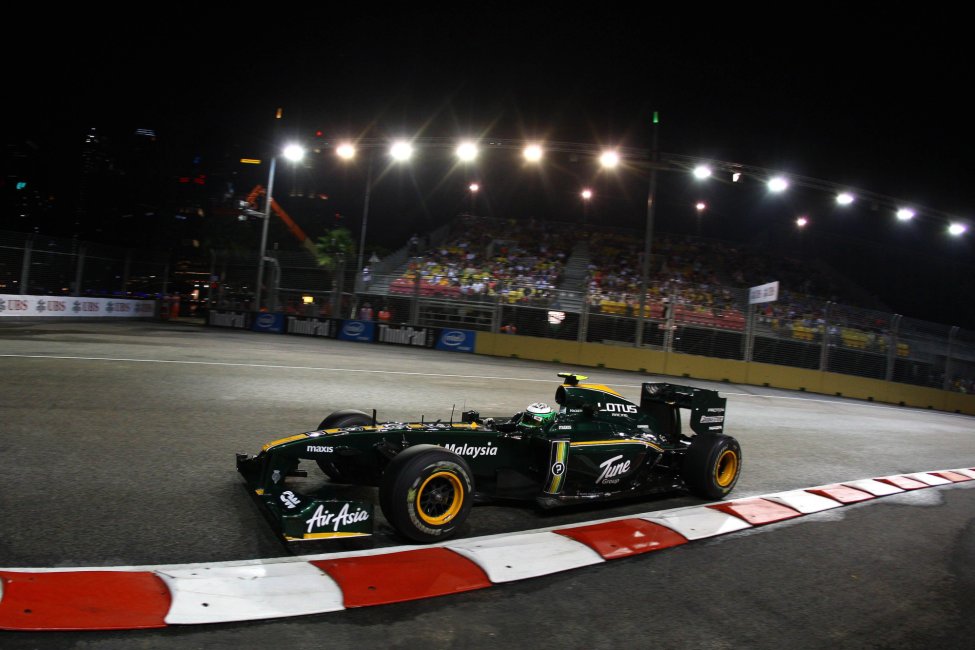 Lotus F1-bolide in 2010
