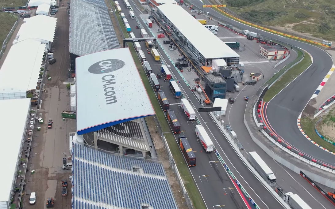 Circuit zandvoort f1 arriveert