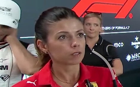 Ferrari press lady screenshot