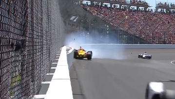 Video: Grosjean en Ilott klappen de muur in tijdens Indy 500