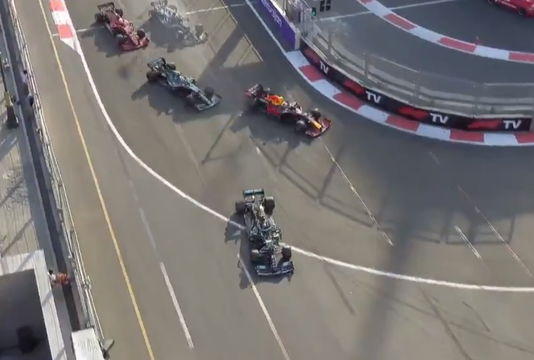 Hamilton fail baku screen