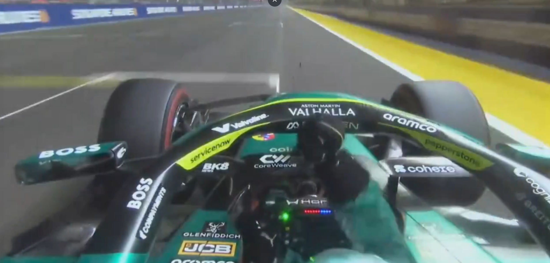 Alonso angry