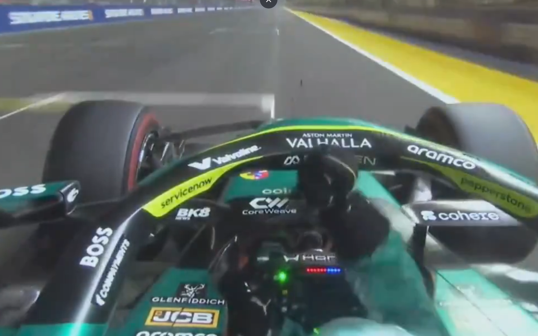 Alonso angry