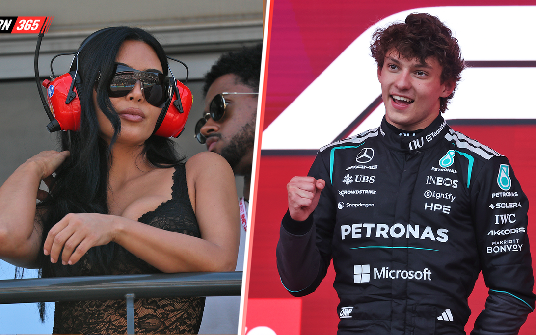 Kimi Antonelli e la Mercedes scherzano sull'equivoco di Kim Kardashian al podio di Monaco