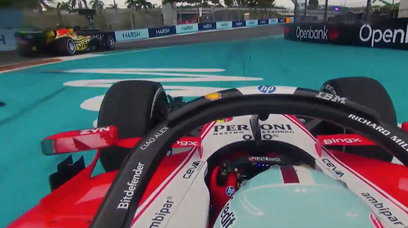 Leclerc cutting penalty screenshot