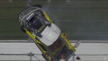 Drivers unhurt after dramatic NASCAR crash
