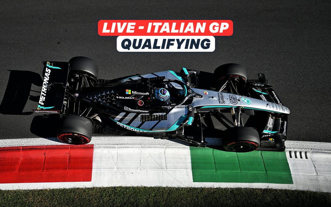 Russell Sets Monza Qualifying Pace as Antonelli Faces 30-Place Grid Penalty