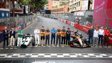 Lewis Hamilton and Fernando Alonso join McLaren legends in 1000th GP celebrations