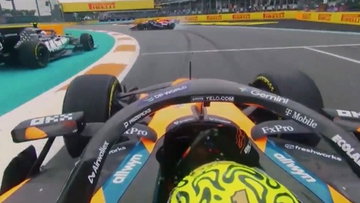 Verstappen claimt hoofdrol in chaotische start GP Miami - dit zagen de coureurs
