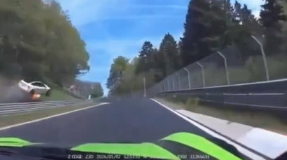 Tesla crash screenshot