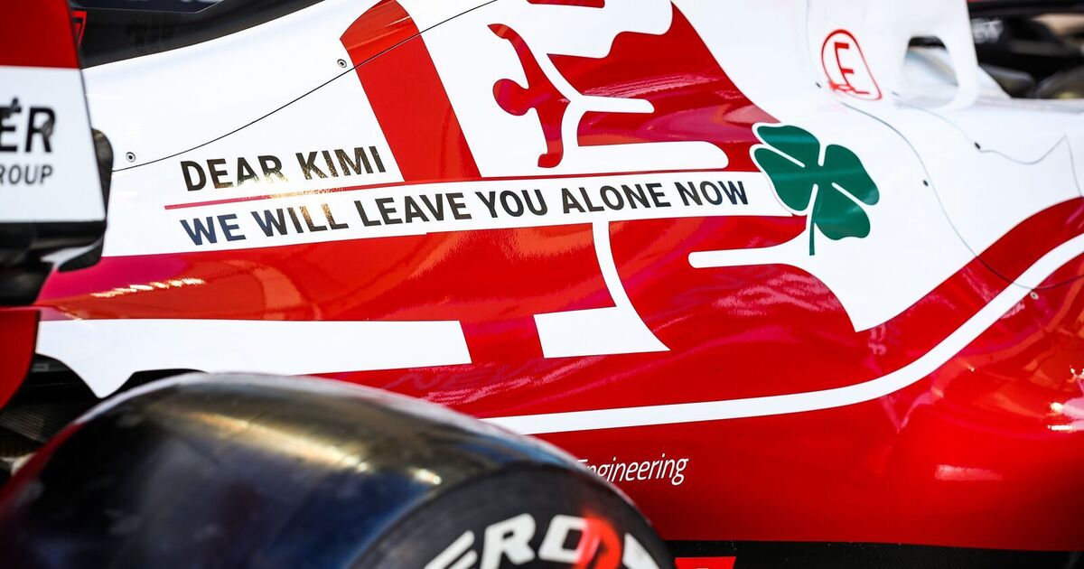 Alfa Romeo's amusing tribute to Raikkonen for Abu Dhabi GP | RacingNews365