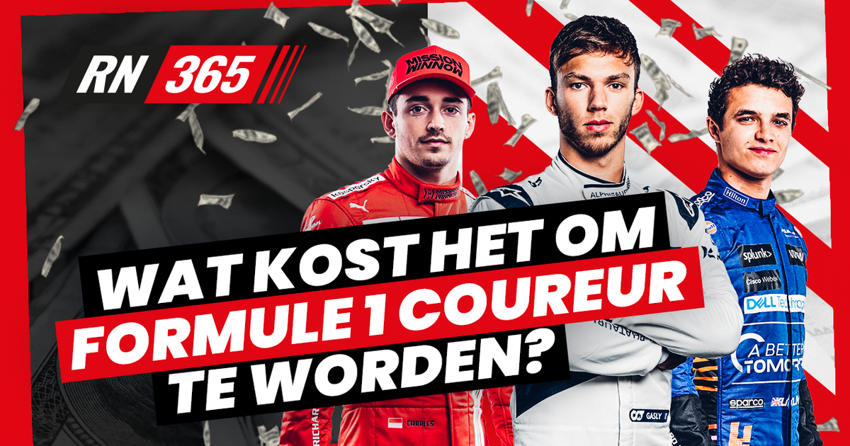 Zoveel kost het om een Formule 1coureur te worden RacingNews365 Zoveel kost het om een Formule 1coureur te worden RacingNews365
