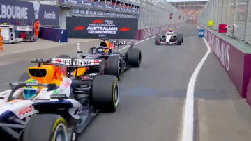 Verstappen foetert op Lindblad: "Fucking braketest de hele pitstraat"