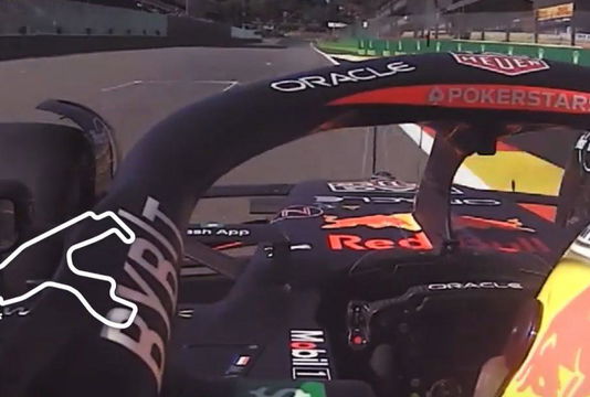 Verstappen onboard screen