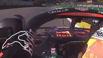 Video: Dat ene Verstappen-rondje waar Leclerc zich in verslikte