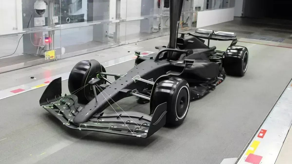 Wind tunnel model in toyota co 2