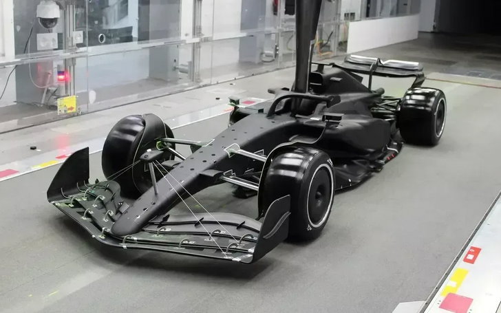 Wind tunnel model in toyota co 2